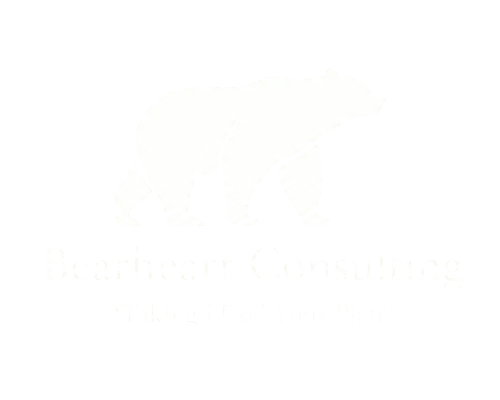 Bearheart Logo White 500x400